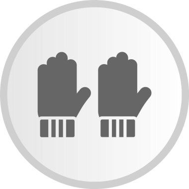 Eldivenler Çember Gri Simge