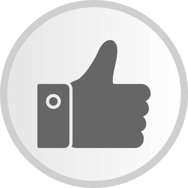 Gri Çember Simgesi gibi