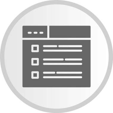 Gri Çember Simgesini Besle