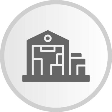 Wearhouse Gri Çember Simgesi