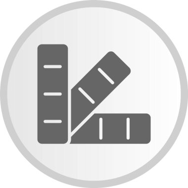 Renk Örnekleri Çemberi Gri Simgesi