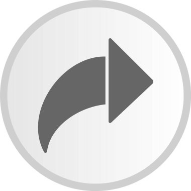 Kabartma Çemberi Gri Simgeyi Paylaş