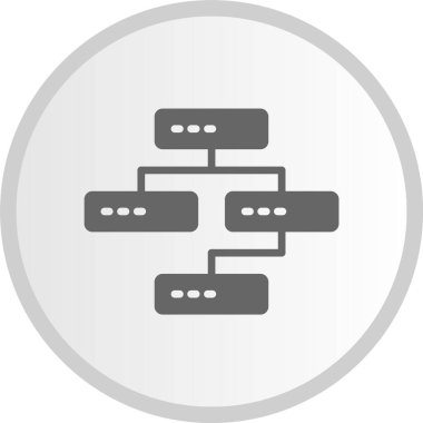 Yapı Kabartma Çemberi Gri Simgesi