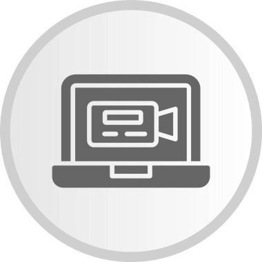 Vedio Gri Çember Simgesini Çağır