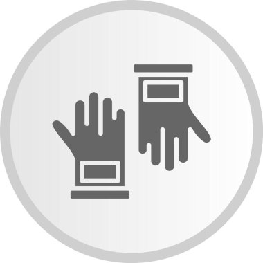 El Eldiveni İşaret Çemberi Gri Simgesi