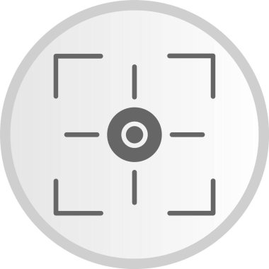 Gri Çember Simgesini Nişan Al