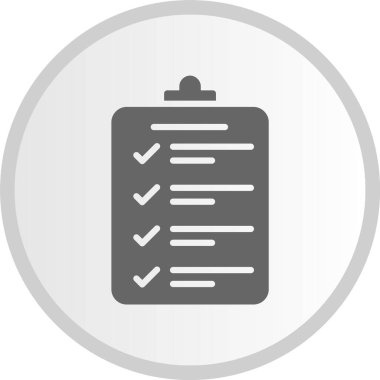 Pano Kabartma Çemberi Gri Simgesi