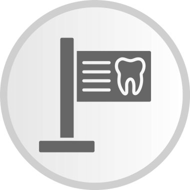 Tahta Kabartma Çemberi Gri Simgesini İmzala