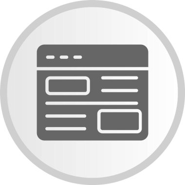 Etkileşimli Gri Çember Simgesi