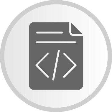 Dosya Uzantısı Kabartma Çemberi Gri Simgesi