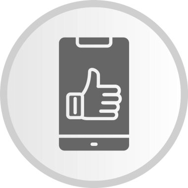 Gri Çember Simgesi gibi