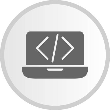 Kodlama Çemberi Gri Simgesi