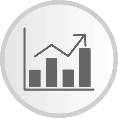 Analitik Kabartma Çember Gri Simge