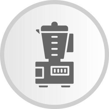 Karıştırıcı Kabartma Çemberi Gri Simgesi