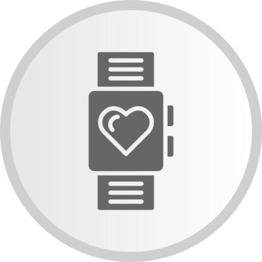 Akıllı Saat Gri Çember Simgesi