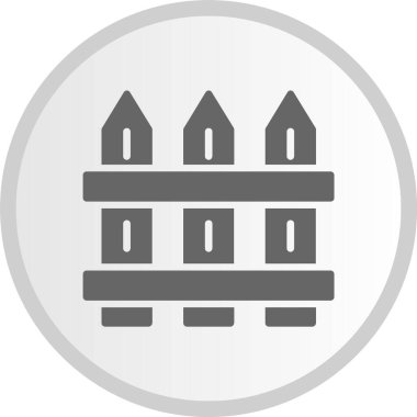 Çit Çemberi Gri Simgesi