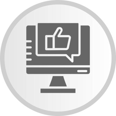 Gri Çember Simgesi gibi