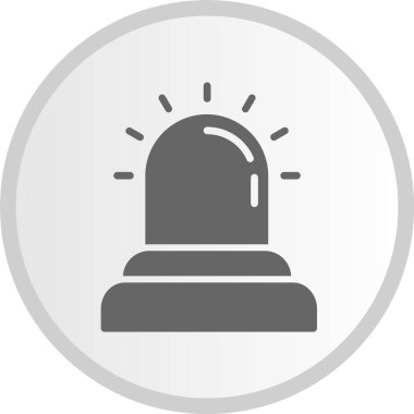 Alarm Çemberi Gri Simgesi