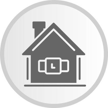 Akıllı Saat Gri Çember Simgesi