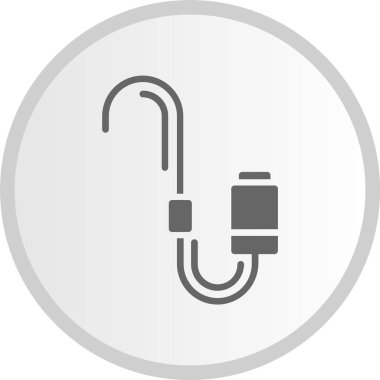 Usb Kabartma Çemberi Gri Simgesi