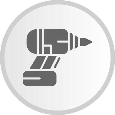 El matkabı kabartma Çemberi Gri Simgesi