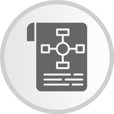 Dosya Kabartma Çemberi Gri Simgesi