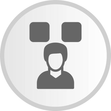 Kabartma Çemberi Gri Simgesine karar ver