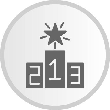 Podyum Çemberi Gri Simgesi