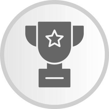 Kazanan Gri Çember Simgesi