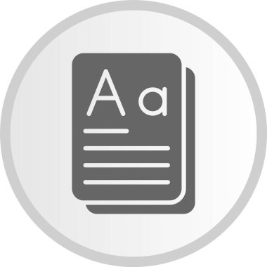 Flash Kart Kabartma Çemberi Gri Simgesi