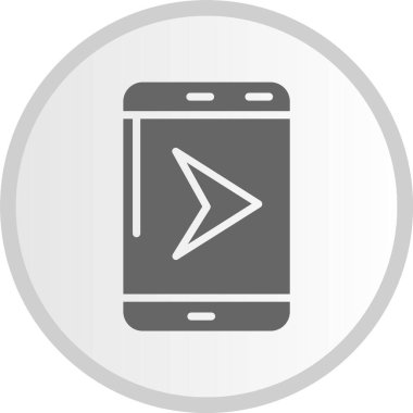 Ok Kabartma Çemberi Gri Simgesini Paylaş