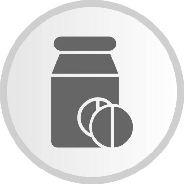 Hap kavanozu, Gri Çember Simgesi