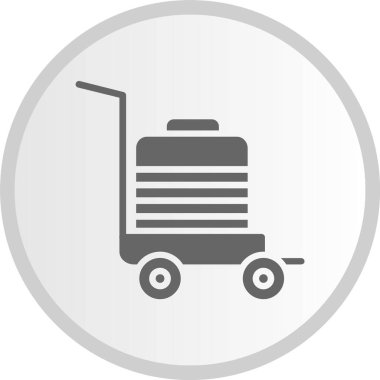 Bavul Çemberi Gri Simgesi