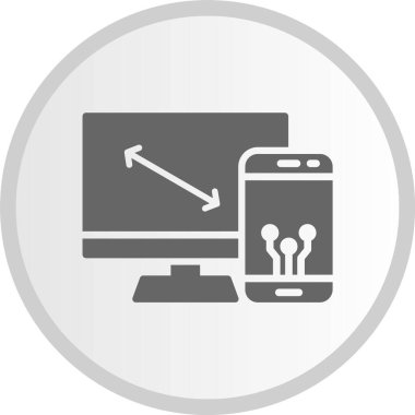 Yanıt Tasarım Vektör Çizgisi Kabartma Çemberi Gri Simgesi