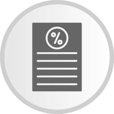 Kabartma Çemberi Gri Simgesi