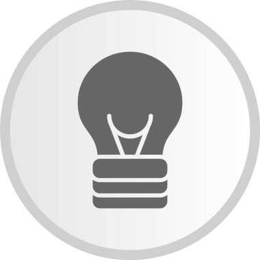 Ampul Kimyasal Kabartma Çemberi Gri Simge