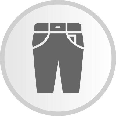 Soluk Kabartması Çember Gri Simge