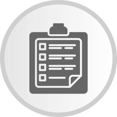 Gri Çember Simgesini Listele