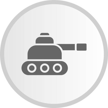 Tank Gri Çember Simgesi