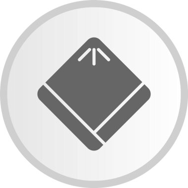 Mendil Gri Çember Simgesi