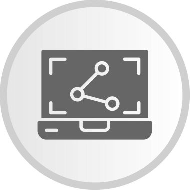 Kabartma Çemberi Gri Simgeyi Paylaş