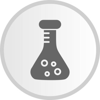 Şişenin Kabartma Çemberi Gri Simgesi