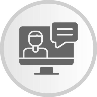 Rota Gri Çember Simgesi