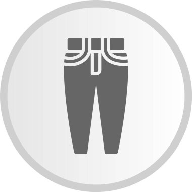 Jeans Gri Çember Simgesi