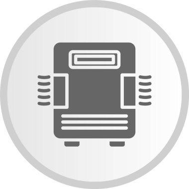 Hava Temizleyici Kabartma Çemberi Gri Simge