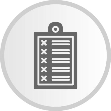 Pano Kabartma Çemberi Gri Simgesi