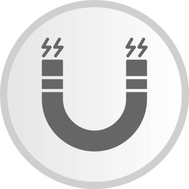 Mıknatıslı Kabartma Çemberi Gri Simgesi