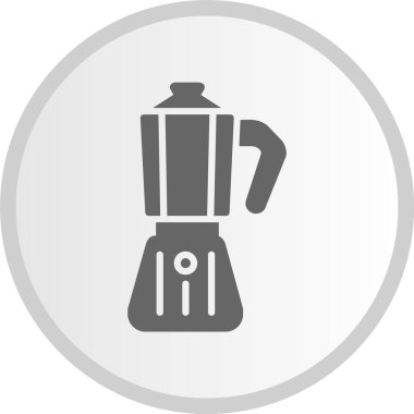 Moka tenceresi Gri Çember Simgesi