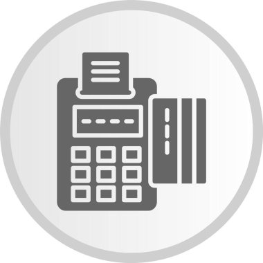 Kart Kabartma Çemberi Gri Simgesini Kaydır