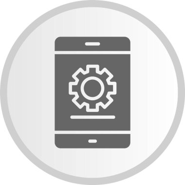 Ayarlar Gri Çember Simgesi